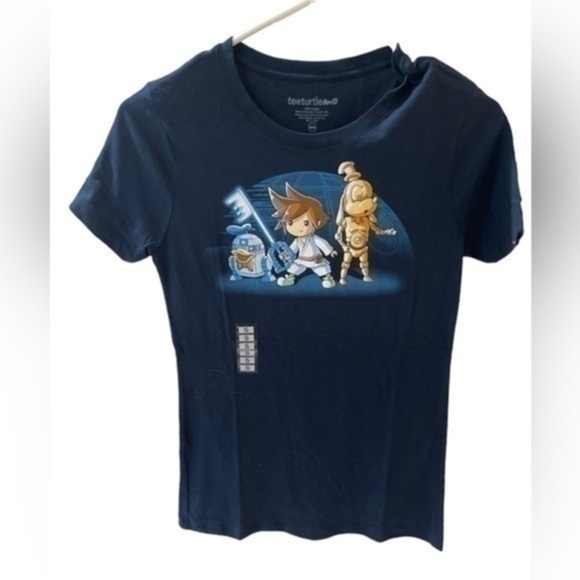 Star Wars Animated Cartoon Characters Woman's T Shirt Luke Skywalker SMALL - Picture 1 of 2